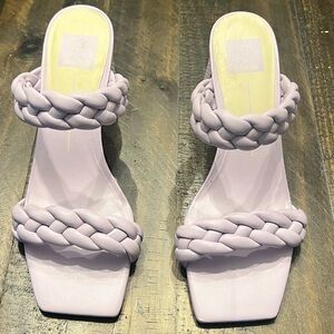 Dolce Vita Lavender Braided Heels